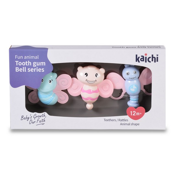 Продукт Kaichi Пчеличка - Комплект дрънкалки 3 бр. - 0 - BG Hlapeta